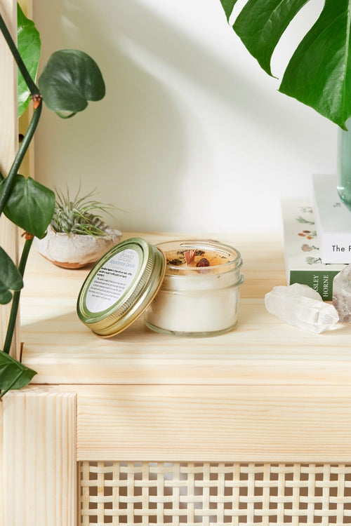 Bougie d'intention Abondance – cire de soja