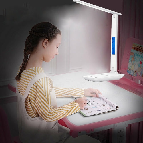 Lampe 3-en-1 : chargeur sans fil, horloge et température