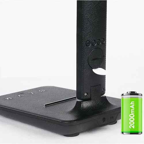 Lampe 3-en-1 : chargeur sans fil, horloge et température