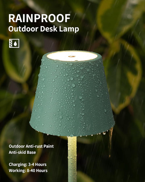 Lot de 2 lampes de table sans fil rechargeables