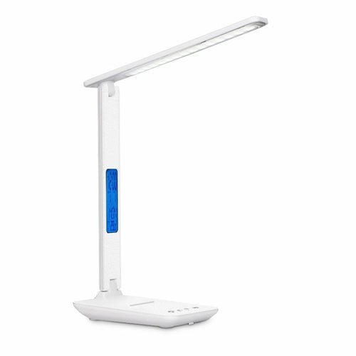 Lampe 3-en-1 : chargeur sans fil, horloge et température