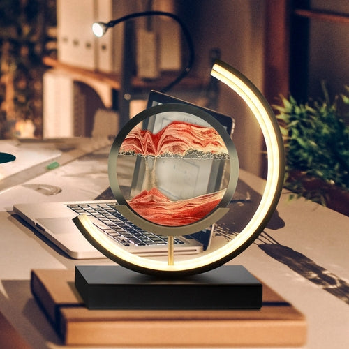 Lampe tableau de sable mouvant LED