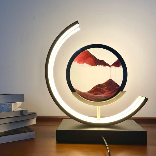 Lampe tableau de sable mouvant LED