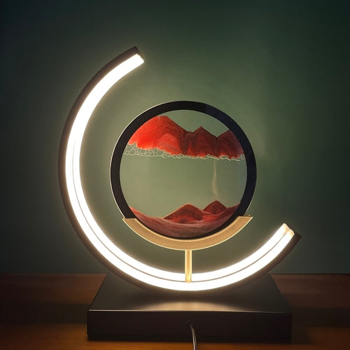 Lampe tableau de sable mouvant LED