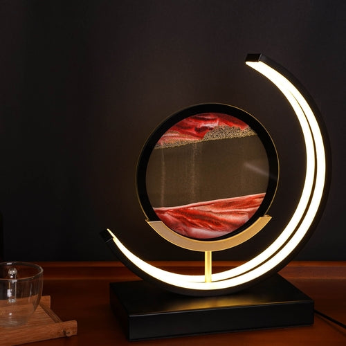 Lampe tableau de sable mouvant LED