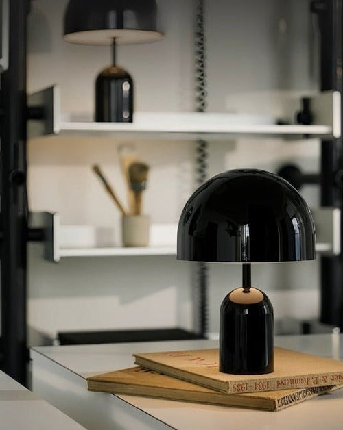 Grande lampe cloche LED – finition miroir