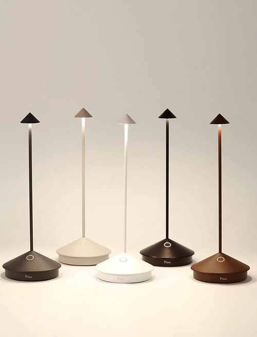 Lampe sans fil Pina Pro gris foncé – Veloria
