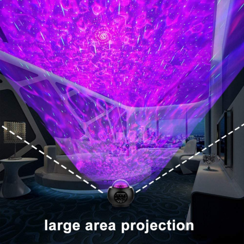 Projecteur veilleuse effet vagues + enceinte Bluetooth