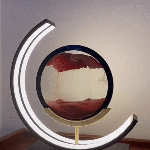 Lampe tableau de sable mouvant LED