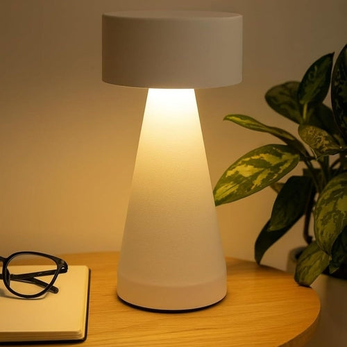 Lampe de table LED blanche moderne – Veloria