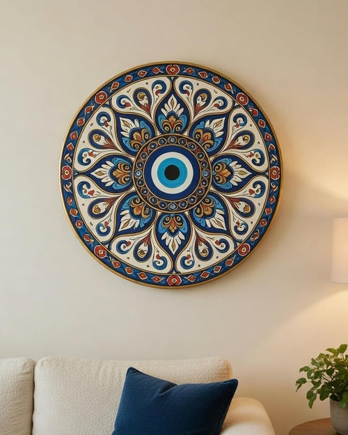 Assiette murale décorative artistique – Veloria