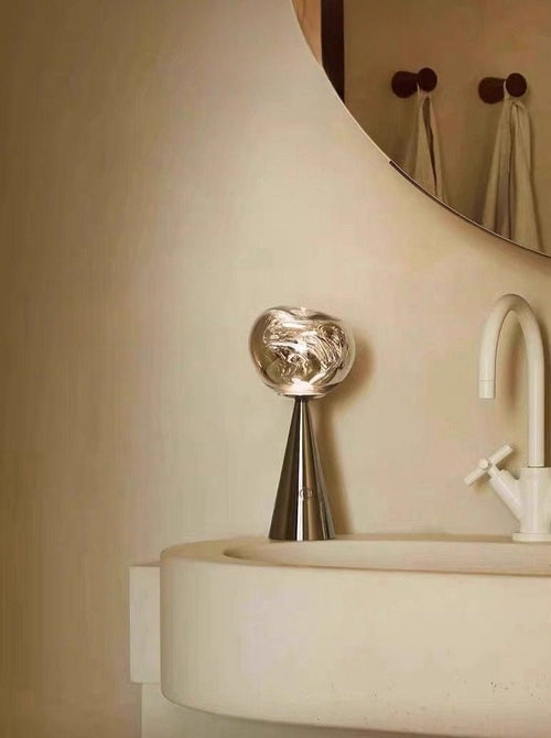 Lampe Melt sans fil – effet verre fondu