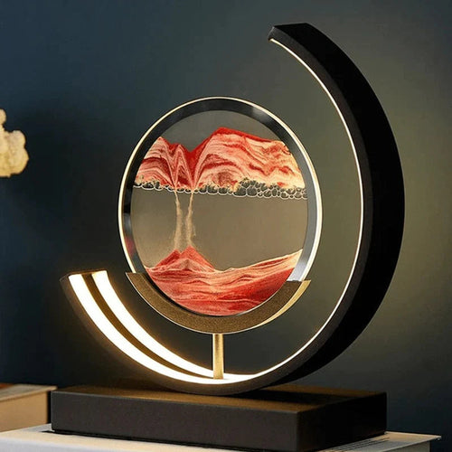 Lampe tableau de sable mouvant LED